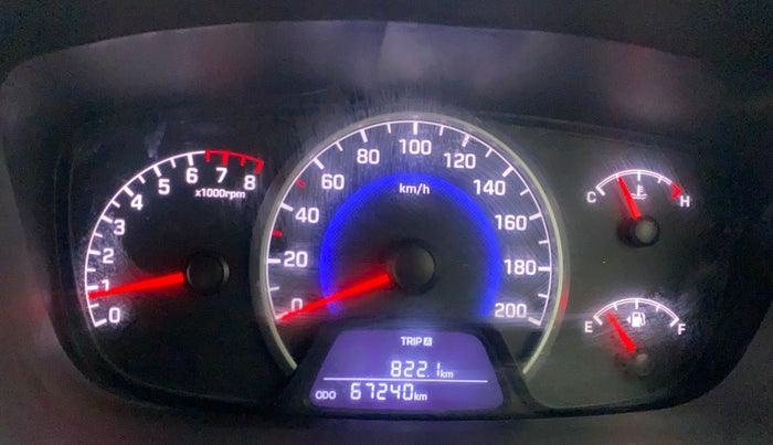 2017 Hyundai Grand i10 ASTA 1.2 KAPPA VTVT, Petrol, Manual, 67,375 km, Odometer Image
