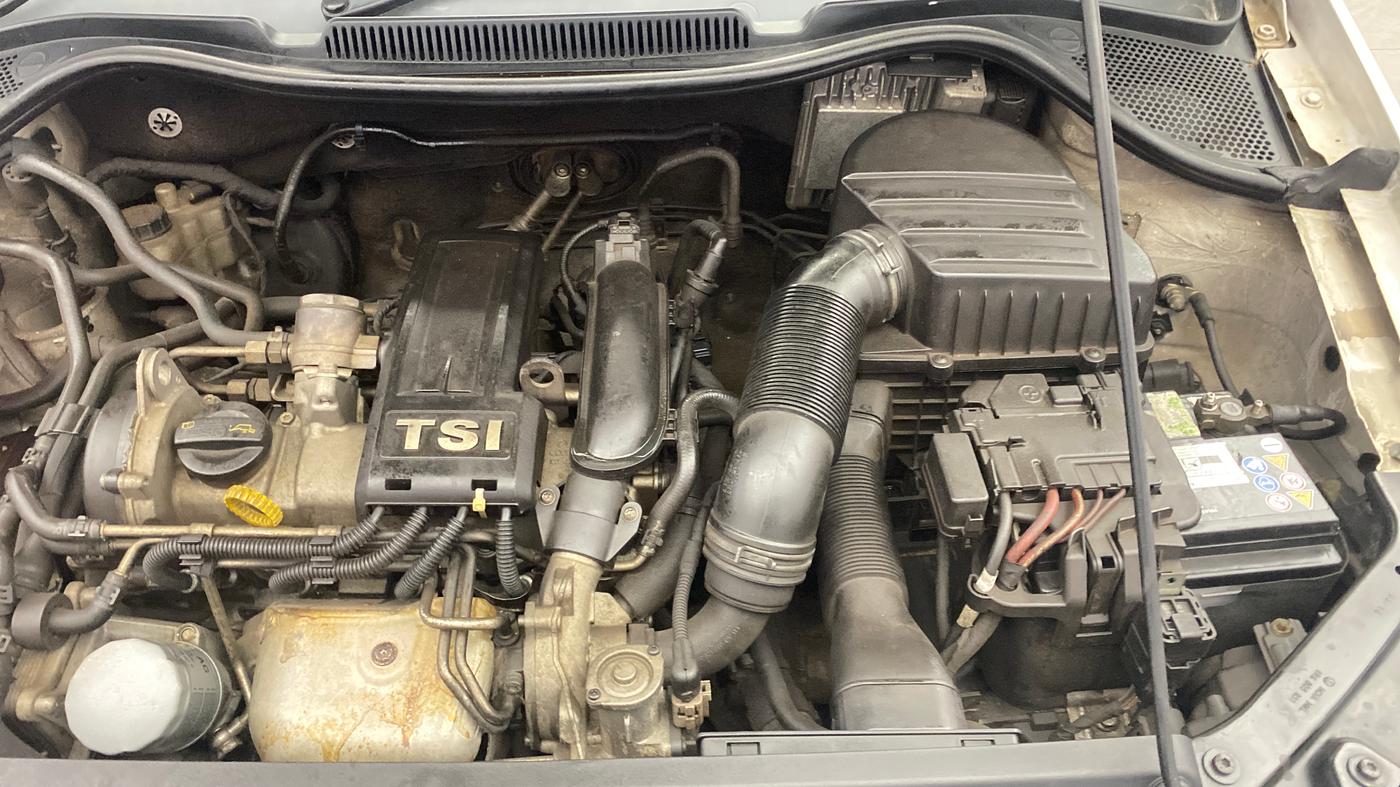 2018 Volkswagen Polo GT TSI AT, Petrol, Automatic, 1,16,231 km, Engine View - Left