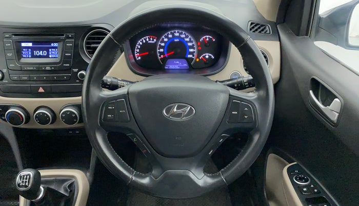 2015 Hyundai Grand i10 ASTA 1.2 KAPPA VTVT, Petrol, Manual, 26,028 km, Steering Wheel Close Up
