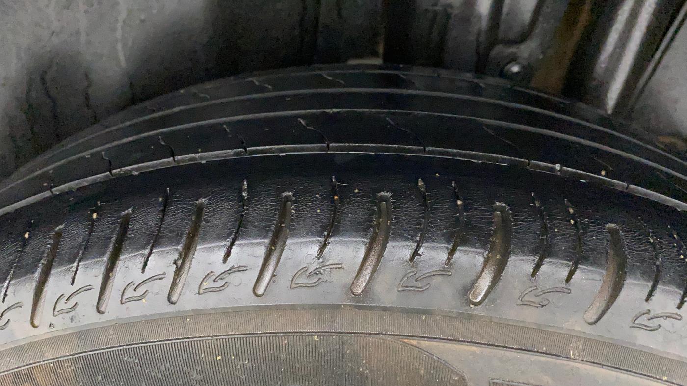 2021 Maruti Vitara Brezza VXI, Petrol, Manual, 61,054 km, Left Rear Tyre Tread