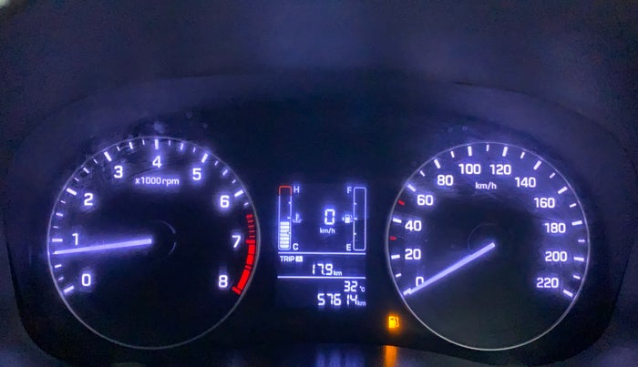2017 Hyundai Creta E PLUS 1.6 PETROL, Petrol, Manual, 57,918 km, Odometer Image