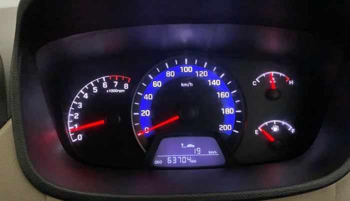 2015 Hyundai Xcent S 1.2, Petrol, Manual, 63,696 km, Odometer Image
