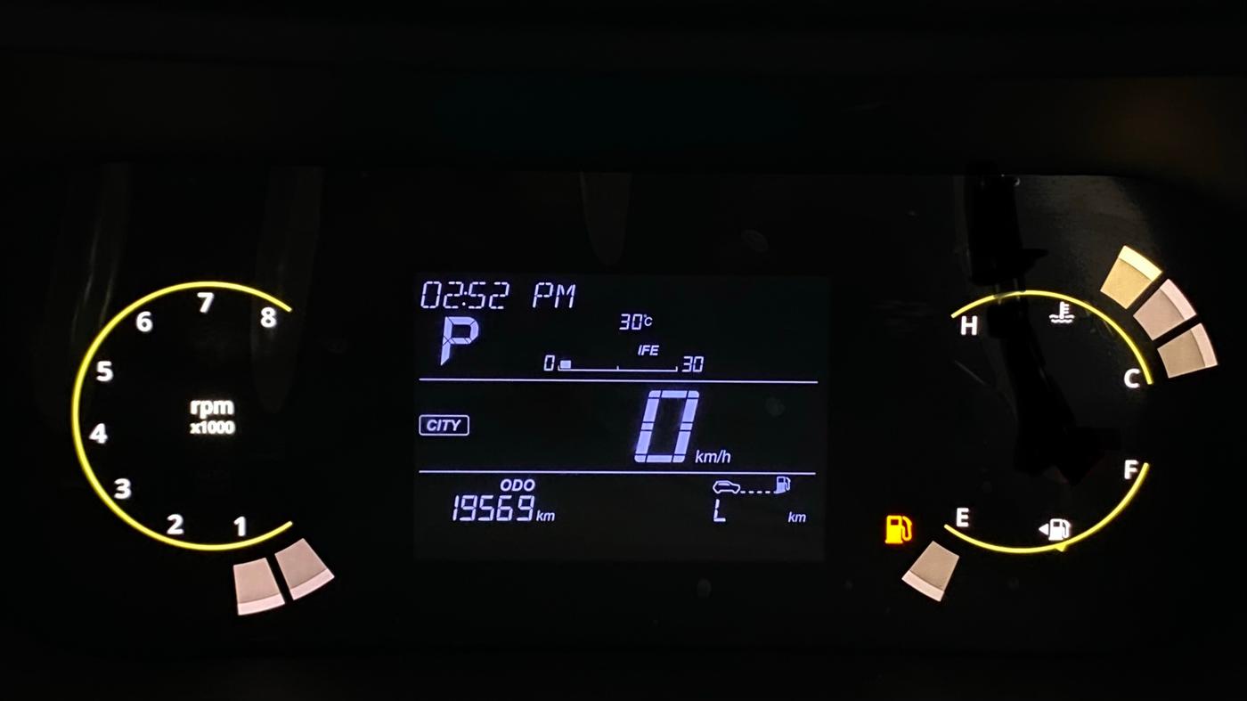 2025 Tata Curvv Creative 1.2 Petrol 7DCA, CNG, Automatic, 19,620 km, Odometer Image
