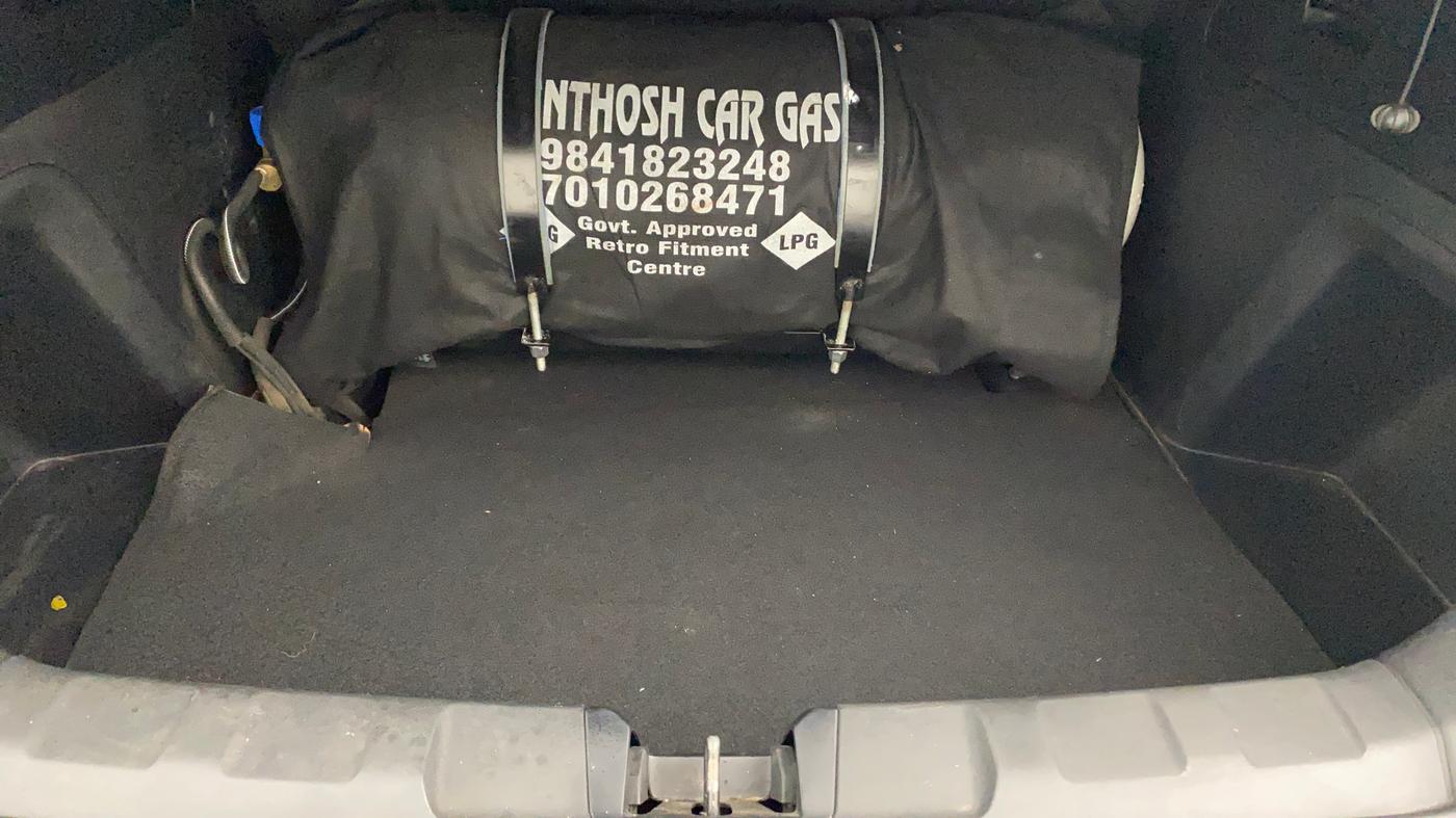 2025 Tata Curvv Creative 1.2 Petrol 7DCA, CNG, Automatic, 19,620 km, Boot Inside