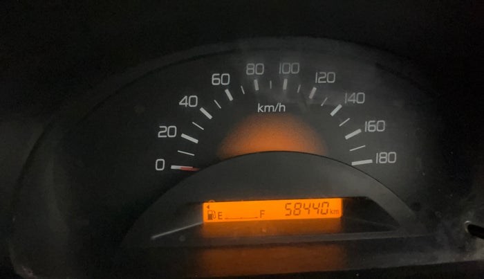 2014 Maruti Wagon R 1.0 LXI, Petrol, Manual, 58,492 km, Odometer Image