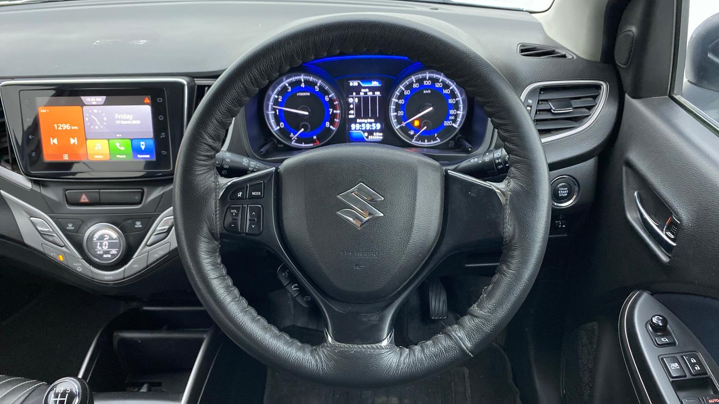 2019 Maruti Baleno ZETA PETROL 1.2, Petrol, Manual, 25,468 km, Steering Wheel Close Up