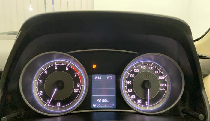 2019 Maruti Dzire ZXI, Petrol, Manual, 43,145 km, Odometer Image