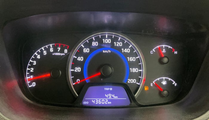 2015 Hyundai Grand i10 SPORTZ 1.2 KAPPA VTVT, Petrol, Manual, 43,553 km, Odometer Image