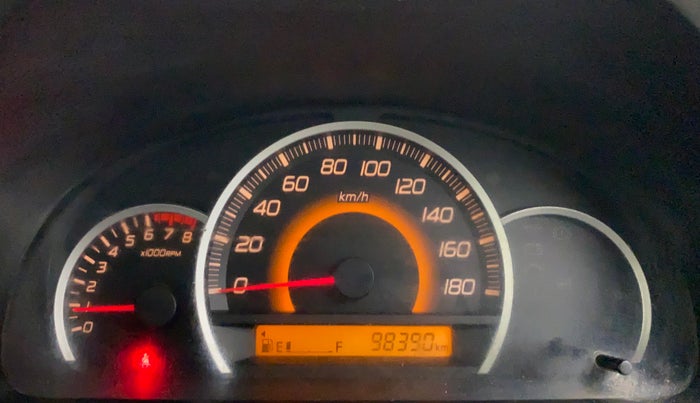 2014 Maruti Wagon R 1.0 VXI, Petrol, Manual, 98,390 km, Odometer Image