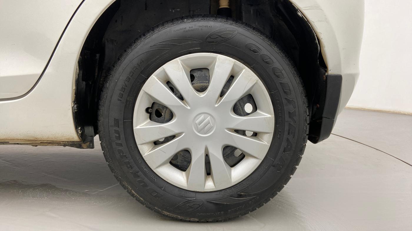 2013 Maruti Swift VXI, Petrol, Manual, 95,036 km, Left Rear Wheel