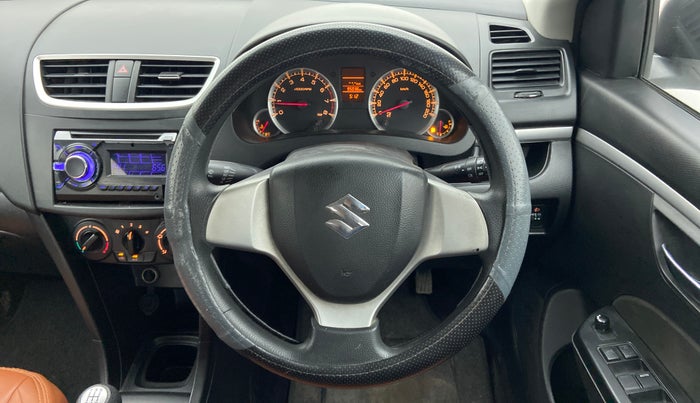 2013 Maruti Swift VXI, Petrol, Manual, 95,036 km, Steering Wheel Close Up