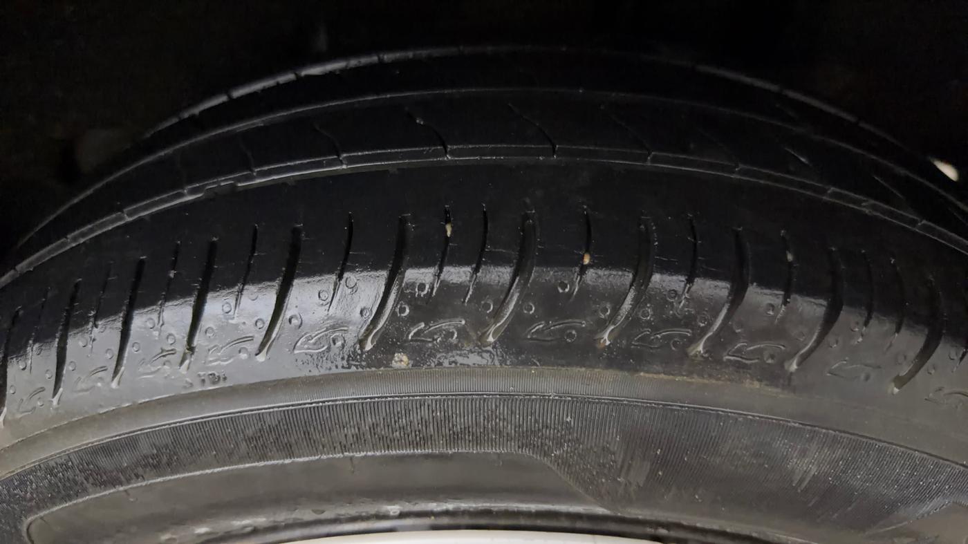2021 Maruti Baleno DELTA PETROL 1.2, Petrol, Manual, 70,063 km, Left Rear Tyre Tread