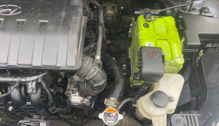 2016 Hyundai Grand i10 ASTA (O) 1.2 KAPPA VTVT, Petrol, Manual, 95,606 km, Engine View - Left