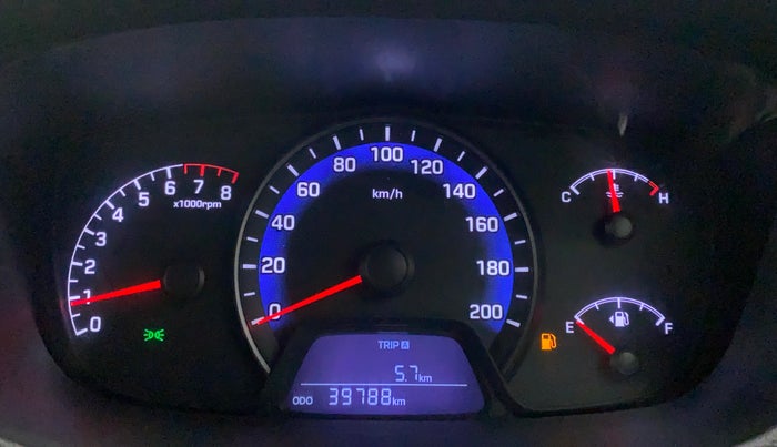 2014 Hyundai Xcent S 1.2, Petrol, Manual, 39,919 km, Odometer Image