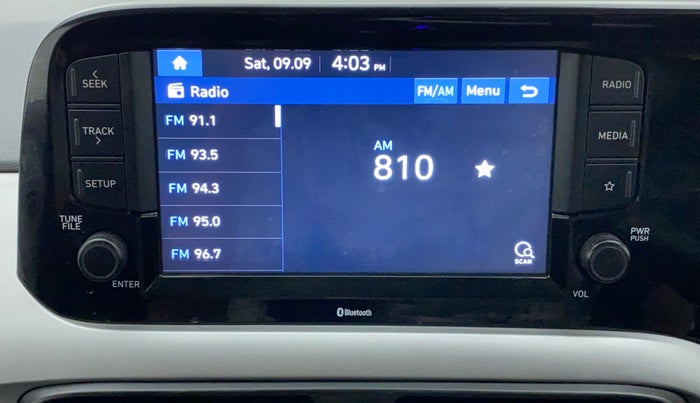 2020 Hyundai GRAND I10 NIOS SPORTZ AMT 1.2 KAPPA VTVT, Petrol, Automatic, 19,796 km, Infotainment System