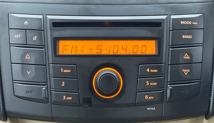 2012 Maruti Swift Dzire VXI 1.2 BS IV, Petrol, Manual, 39,067 km, Infotainment System