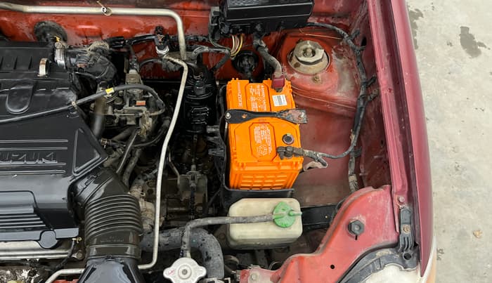 2014 Maruti Alto K10 VXI, Petrol, Manual, 1,02,791 km, Engine View - Left
