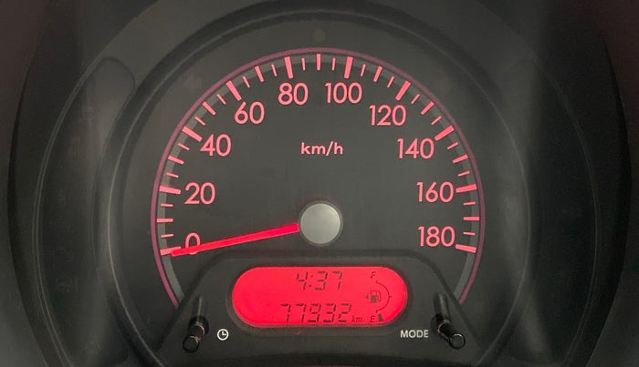 2012 Maruti A Star VXI, Petrol, Manual, 78,076 km, Odometer Image