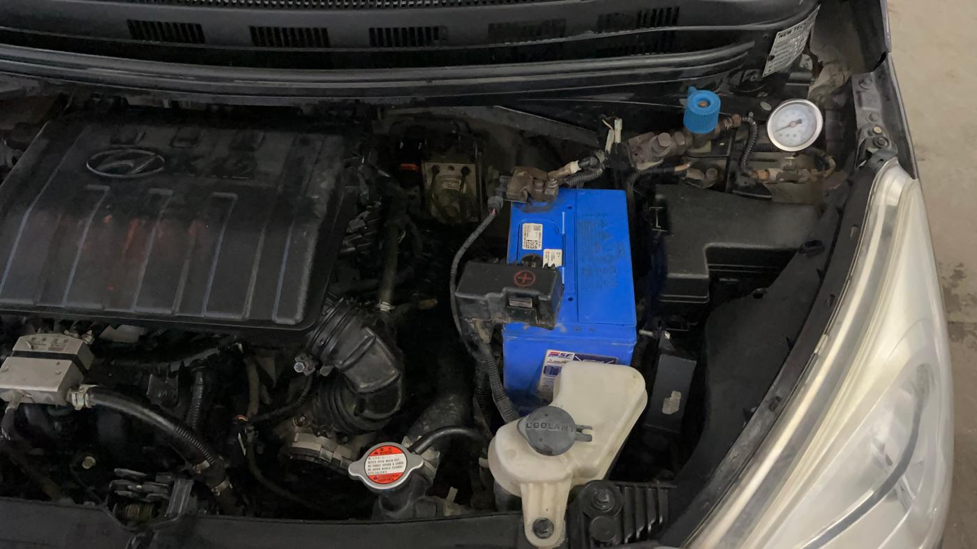 2018 Hyundai Grand i10 SPORTZ 1.2 KAPPA VTVT, CNG, Manual, 67,360 km, Engine View - Left