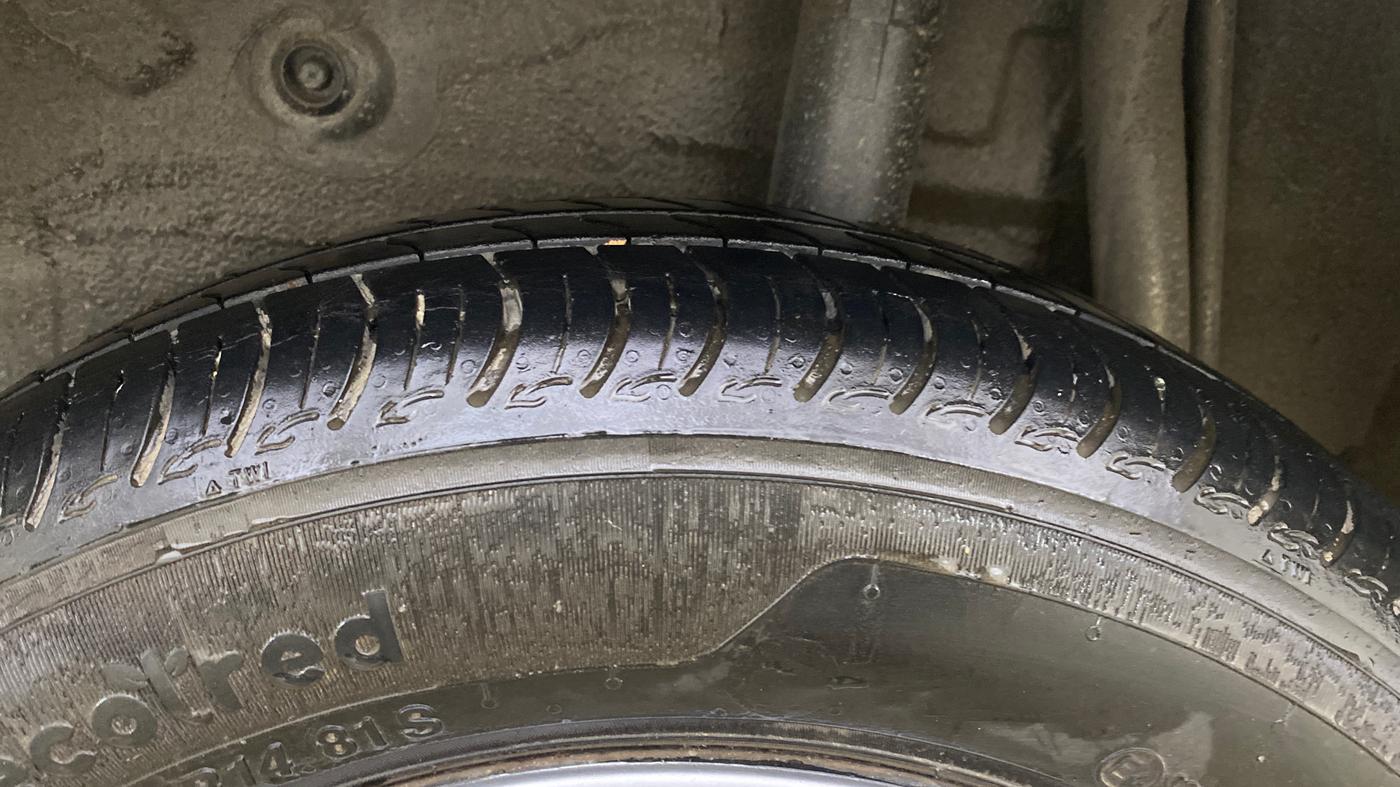 2017 Maruti Celerio VXI, Petrol, Manual, 55,522 km, Left Rear Tyre Tread