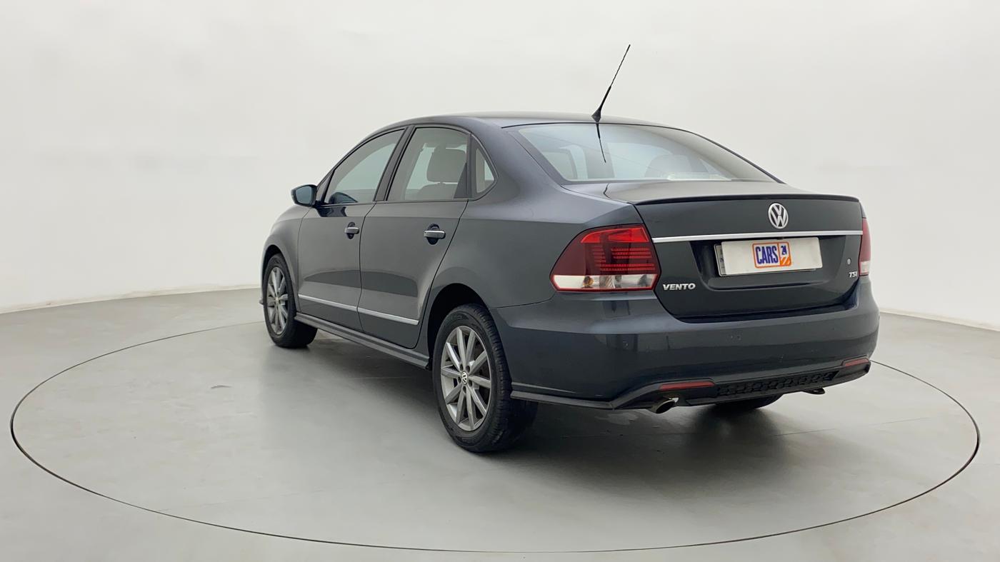 2019 Volkswagen Vento HIGHLINE PLUS 1.2 AT, Petrol, Automatic, 44,406 km, Left Back Diagonal