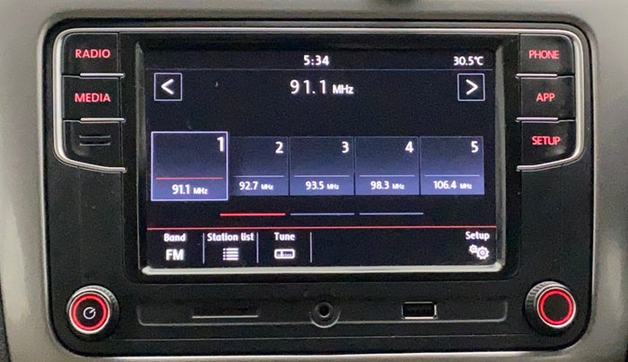 2019 Volkswagen Vento HIGHLINE PLUS 1.2 AT, Petrol, Automatic, 44,038 km, Infotainment System