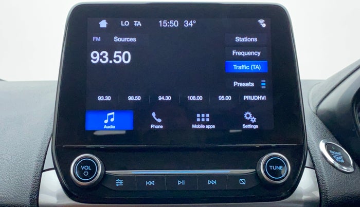 2019 Ford Ecosport 1.5 TITANIUM PLUS TI VCT AT, Petrol, Automatic, 16,390 km, Infotainment System