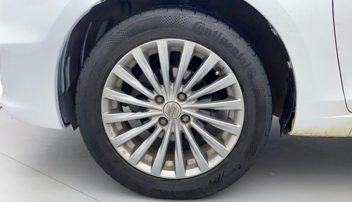 2015 Maruti Ciaz ZXI+, Petrol, Manual, 89,742 km, Left Front Wheel