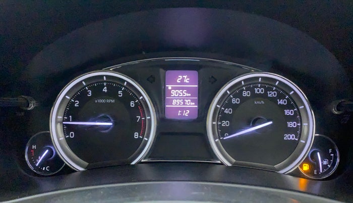 2015 Maruti Ciaz ZXI+, Petrol, Manual, 89,742 km, Odometer Image
