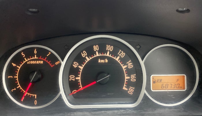 2011 Maruti Alto K10 VXI, Petrol, Manual, 68,730 km, Odometer Image