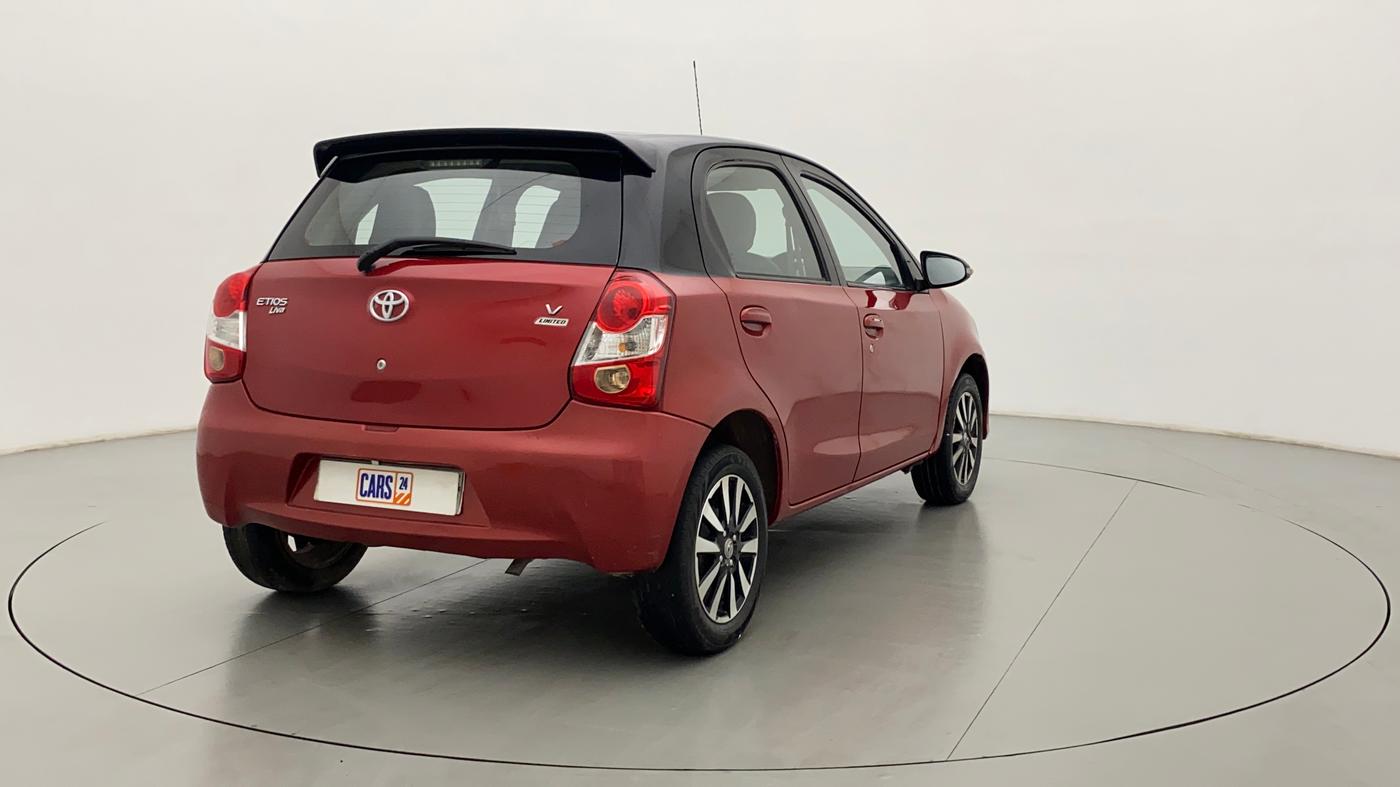 2016 Toyota Etios Liva V DUAL TONE, Petrol, Manual, 76,208 km, Right Back Diagonal