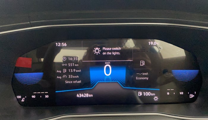 2022 Volkswagen TAIGUN TOPLINE 1.0 TSI MT, Petrol, Manual, 43,385 km, Odometer Image