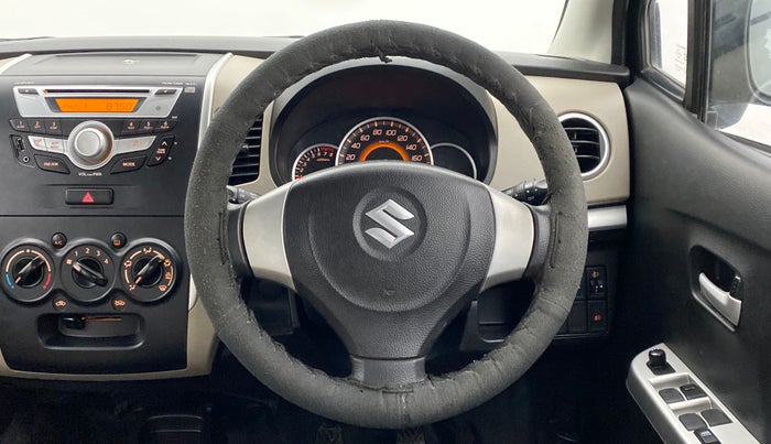 2015 Maruti Wagon R 1.0 VXI, Petrol, Manual, 19,603 km, Steering Wheel Close Up