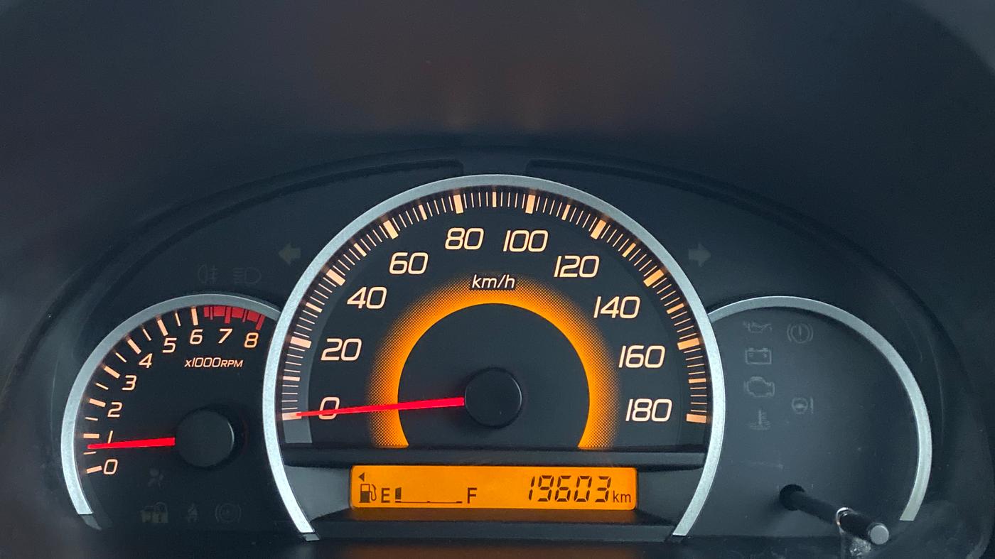2015 Maruti Wagon R 1.0 VXI, Petrol, Manual, 19,603 km, Odometer Image