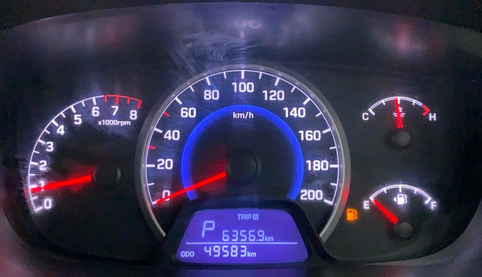 2016 Hyundai Grand i10 MAGNA AT 1.2 KAPPA VTVT, Petrol, Automatic, 49,583 km, Odometer Image