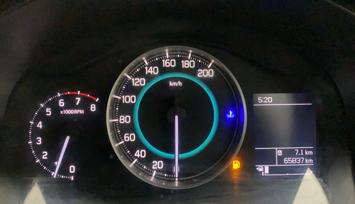 2017 Maruti IGNIS DELTA 1.2, Petrol, Manual, 65,837 km, Odometer Image