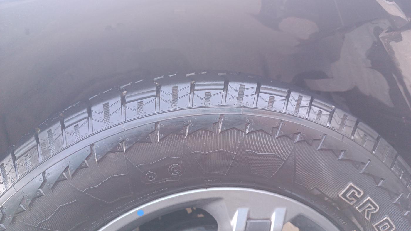2024 Mahindra Thar LX P 2WD AT HT, Petrol, Automatic, 9,415 km, Right Front Tyre Tread