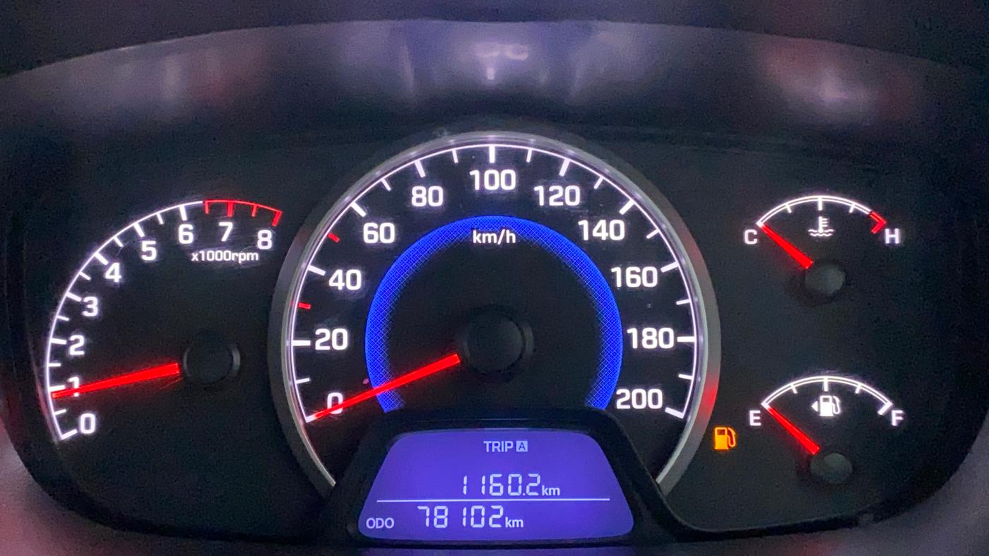 2016 Hyundai Grand i10 ASTA (O) 1.2 KAPPA VTVT, CNG, Manual, 78,191 km, Odometer Image