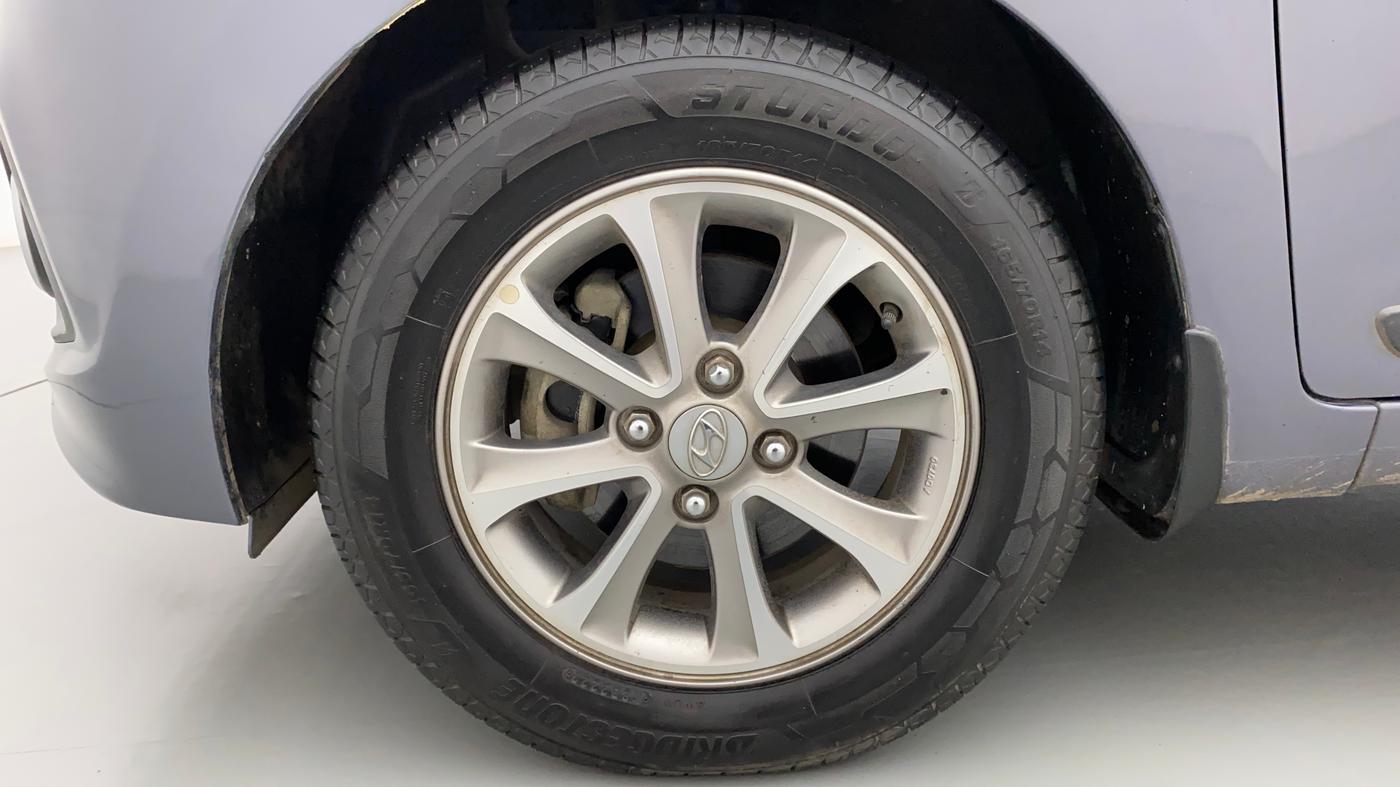 2016 Hyundai Grand i10 ASTA (O) 1.2 KAPPA VTVT, CNG, Manual, 78,191 km, Left Front Wheel