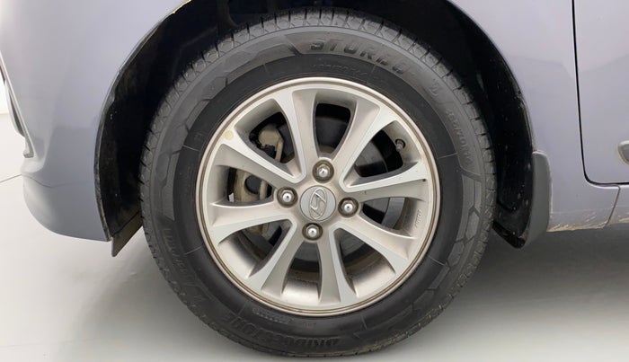 2016 Hyundai Grand i10 ASTA (O) 1.2 KAPPA VTVT, CNG, Manual, 78,191 km, Left Front Wheel
