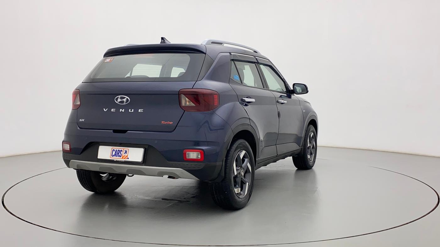 2021 Hyundai VENUE SX PLUS 1.0 TURBO DCT, Petrol, Automatic, 33,945 km, Right Back Diagonal