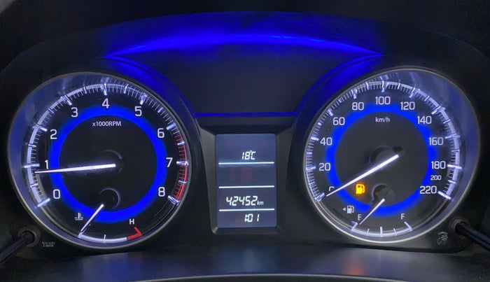 2021 Maruti Baleno DELTA PETROL 1.2, Petrol, Manual, 42,431 km, Odometer Image