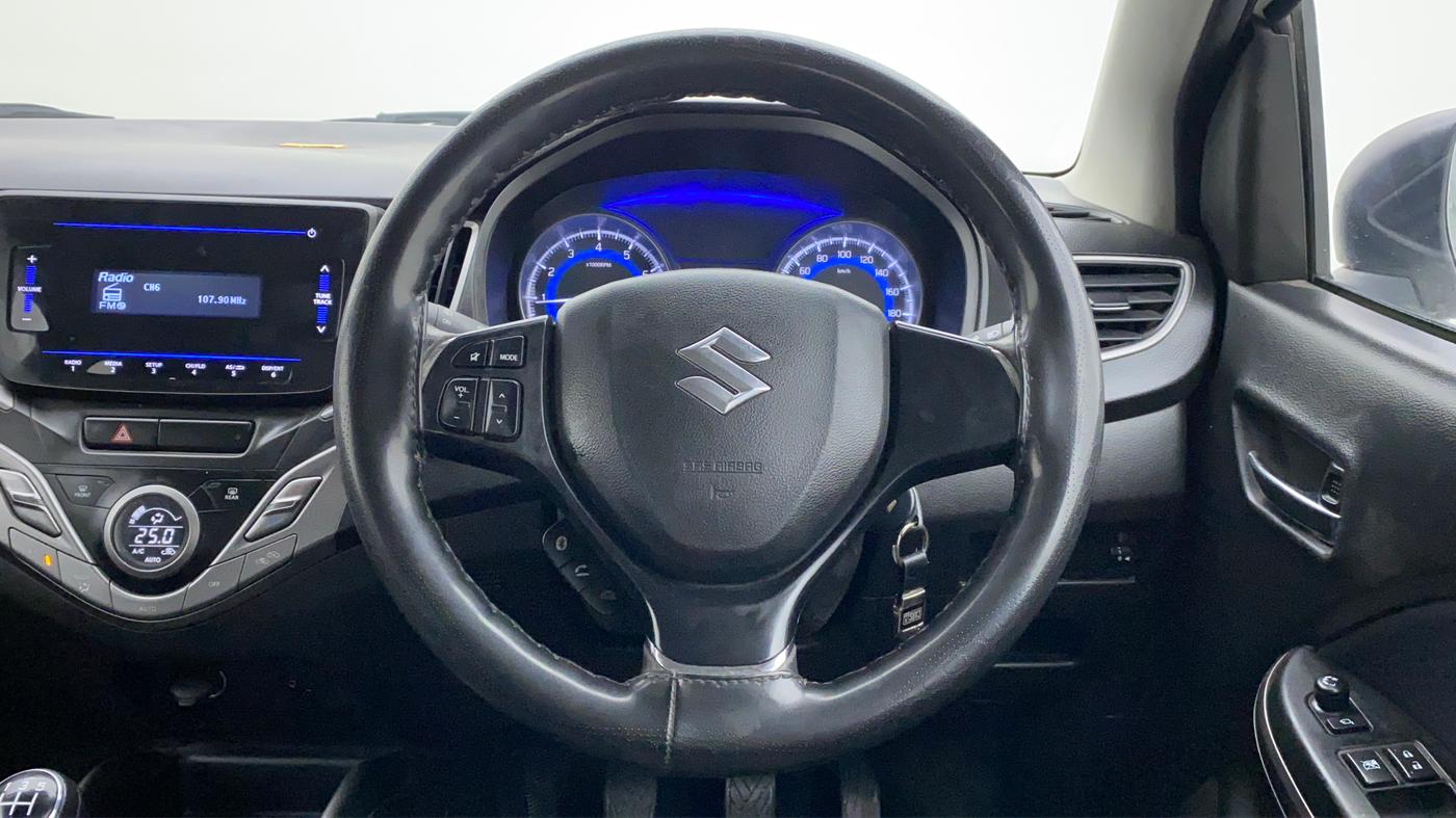 2021 Maruti Baleno DELTA PETROL 1.2, Petrol, Manual, 42,431 km, Steering Wheel Close Up