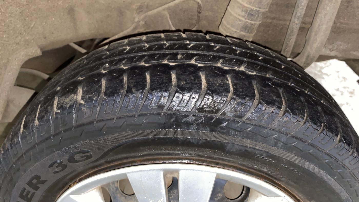 2015 Datsun Go T, Petrol, Manual, 51,255 km, Left Rear Tyre Tread