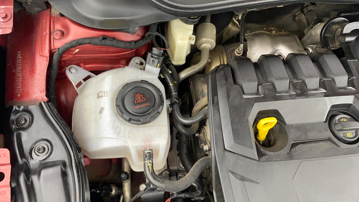2023 Volkswagen VIRTUS GT PLUS TSI 1.5 EVO DSG, Petrol, Automatic, 70,221 km, Engine View - Left