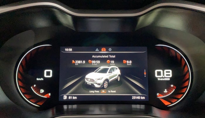 2022 MG ASTOR SHARP EX 1.5 MT, Petrol, Manual, 23,140 km, Odometer Image