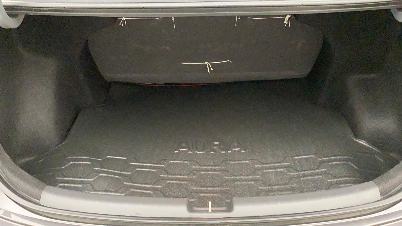 2022 Hyundai AURA SX PLUS 1.2 AMT, Petrol, Automatic, 9,393 km, Boot Inside