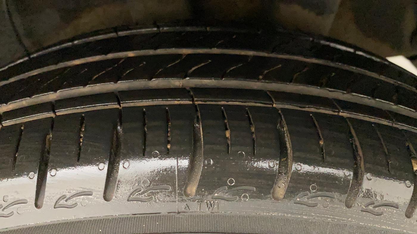 2022 Hyundai AURA SX PLUS 1.2 AMT, Petrol, Automatic, 9,393 km, Left Rear Tyre Tread