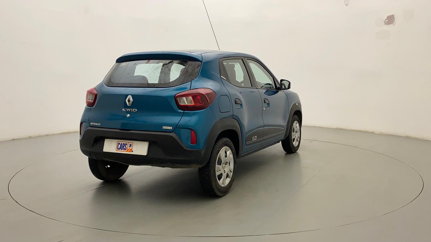 2021 Renault Kwid RXT 1.0 AMT (O), Petrol, Automatic, 19,422 km, Right Back Diagonal