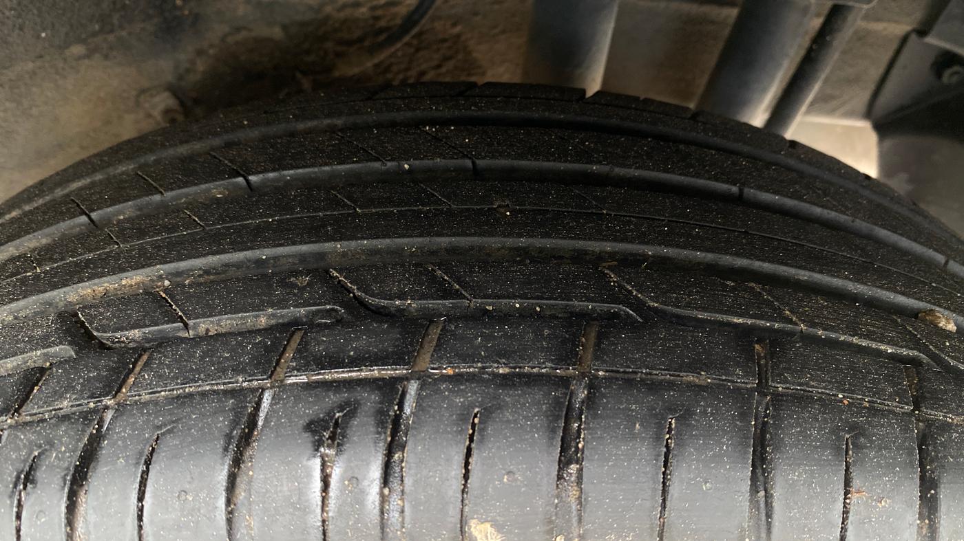 2019 Tata NEXON XM PETROL, Petrol, Manual, 11,124 km, Left Rear Tyre Tread